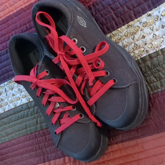 DICKIES* Supa Dupa ladies steel toe electrical hazard canvas work shoe sz 6M - Picture 4 of 13